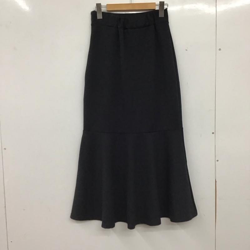 アズールバイマウジー AZUL BY MOUSSY スカート ロングスカート 250GAB81-322H B-HEATマーメイドスカート S 無地 黒 / ブラック / black レディース USED 古着 中古 10159537