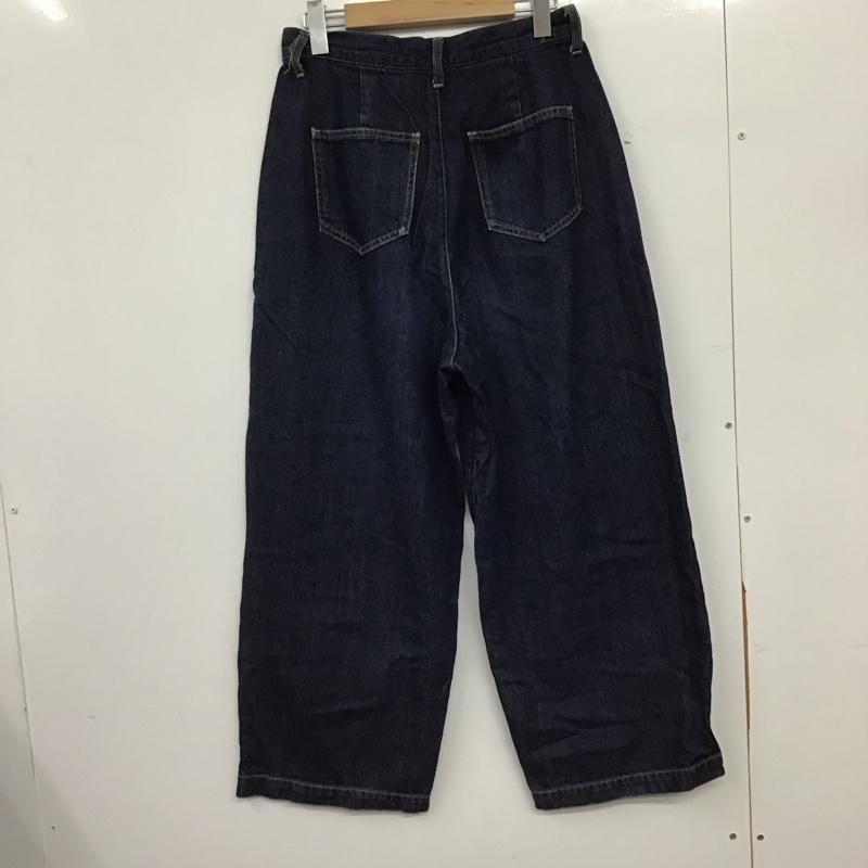 スタディオクリップ studio CLIP パンツ デニム、ジーンズ SC188005-4 ジーパン ワイドパンツ L 無地 紺 / ネイビー / navy レディース USED 古着 中古 10159544