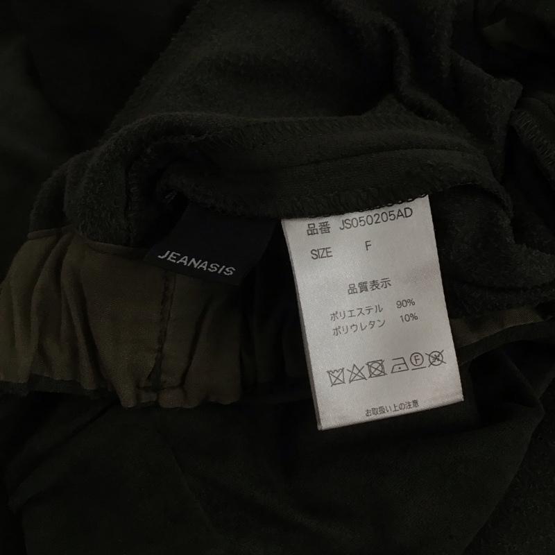 ジーナシス JEANASIS スカート ロングスカート JS050205AD フレアスカート FREE 無地 カーキ / カーキ / khaki レディース USED 古着 中古 10159545