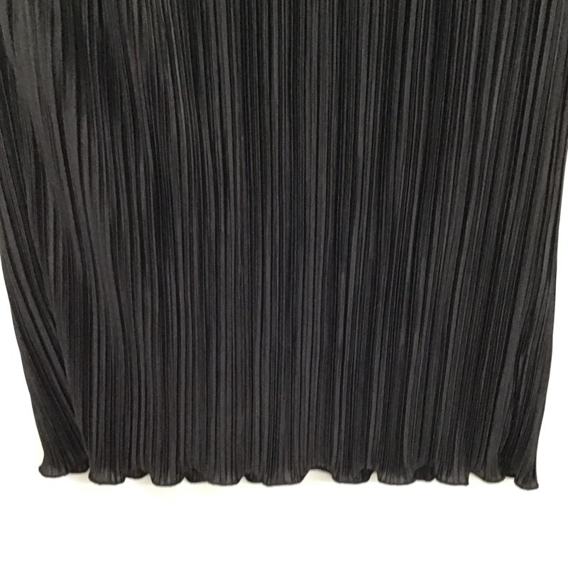 ローリーズファーム LOWRYS FARM スカート ロングスカート LF521005TS プリーツメロータイトスカート FT FREE 無地 黒 / ブラック / black レディース USED 古着 中古 10159547