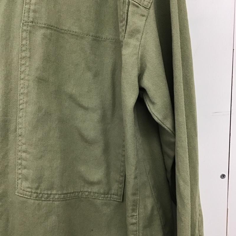 ザラ ZARA シャツ、ブラウス 長袖 6073 041 506 胸ポケット M 無地 カーキ / カーキ / khaki レディース USED 古着 中古 10159549