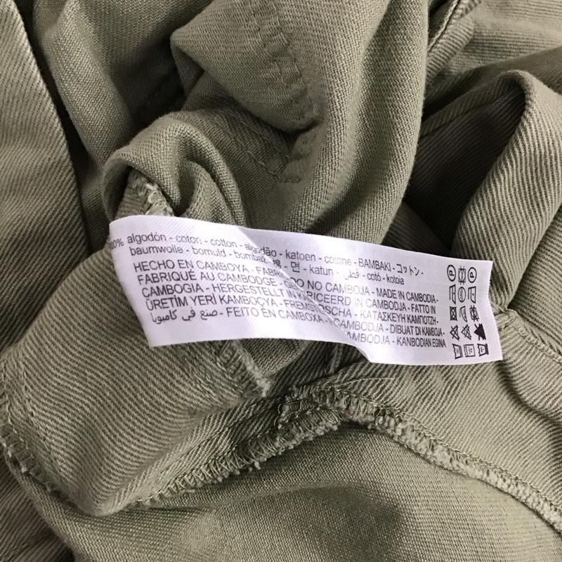 ザラ ZARA シャツ、ブラウス 長袖 6073 041 506 胸ポケット M 無地 カーキ / カーキ / khaki レディース USED 古着 中古 10159549
