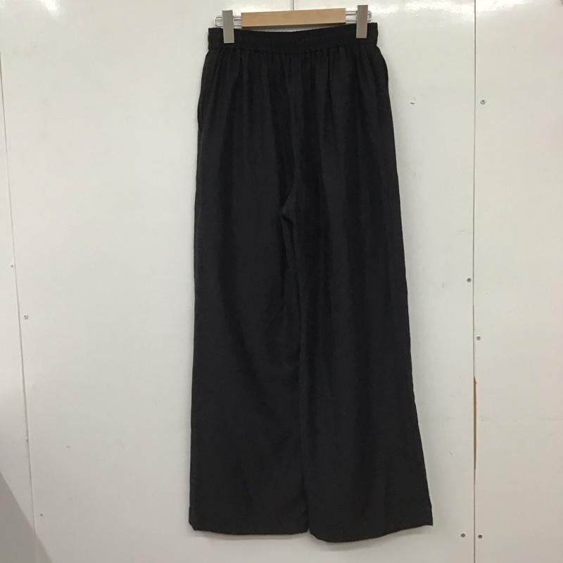 ローリーズファーム LOWRYS FARM ボトムス ボトムス LF523008TK ワイドイージーパンツ FREE 無地 黒 / ブラック / black レディース USED 古着 中古 10159552