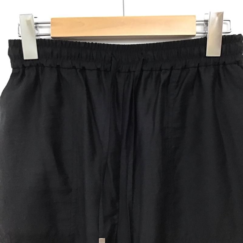 ローリーズファーム LOWRYS FARM ボトムス ボトムス LF523008TK ワイドイージーパンツ FREE 無地 黒 / ブラック / black レディース USED 古着 中古 10159552