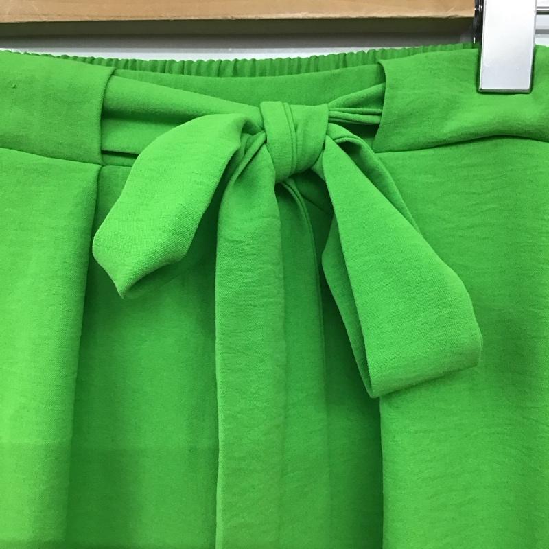ザラ ZARA ボトムス ボトムス 0264 115 513 イージーパンツ ウエストリボン S 無地 緑 / グリーン / green レディース USED 古着 中古 10159554