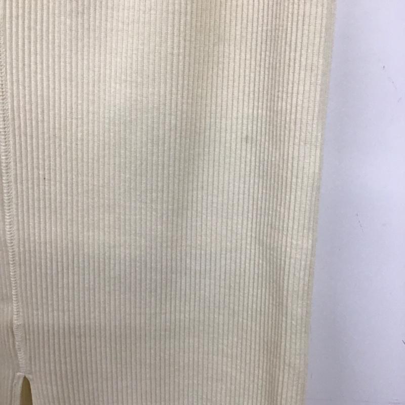 ローリーズファーム LOWRYS FARM スカート ロングスカート リブスカート FREE 無地 オフホワイト / オフホワイト / レディース USED 古着 中古 10159555
