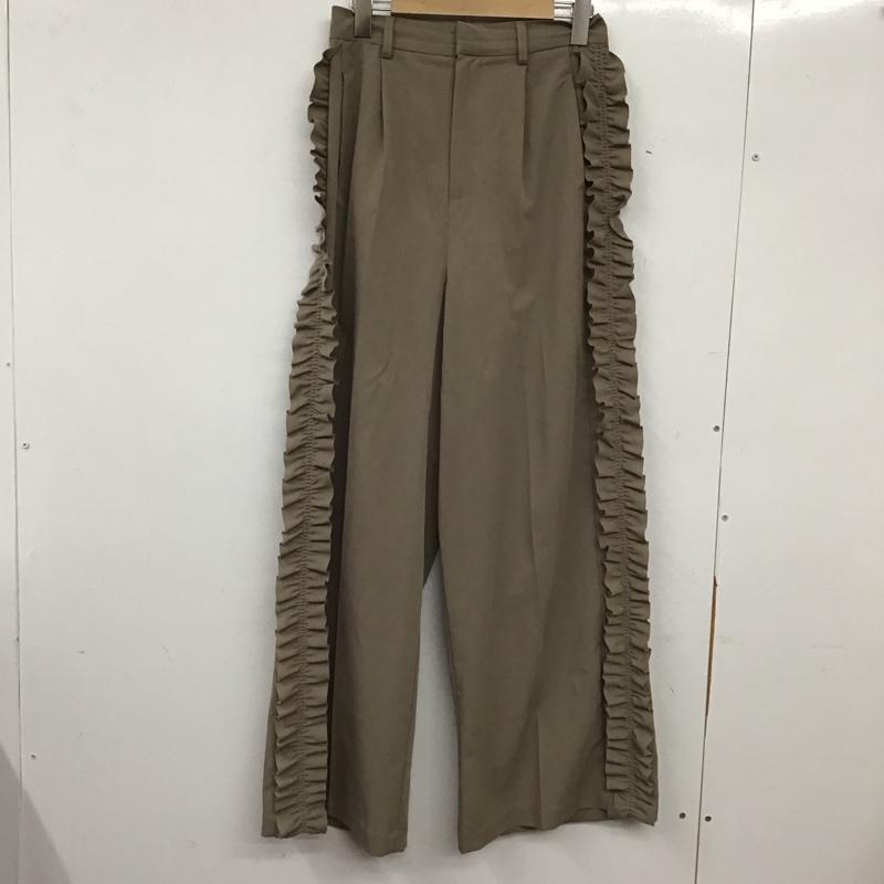 ローリーズファーム LOWRYS FARM パンツ スラックス L 無地 ベージュ / ベージュ / beige レディース USED 古着 中古 10159557