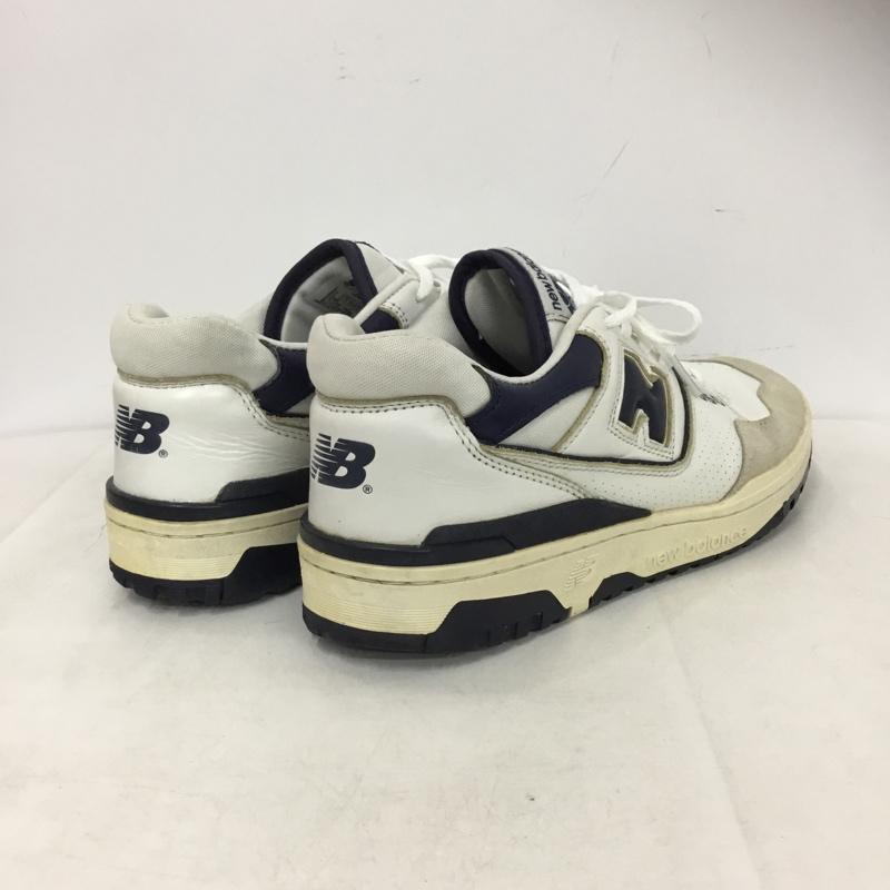 ニューバランス New Balance スニーカー スニーカー BB550WA1 US10.5 US：10.5 ロゴ、文字 白 / ホワイト / white X 灰 / グレー / gray X 紺 / ネイビー / navy メンズ USED 古着 中古 10159560