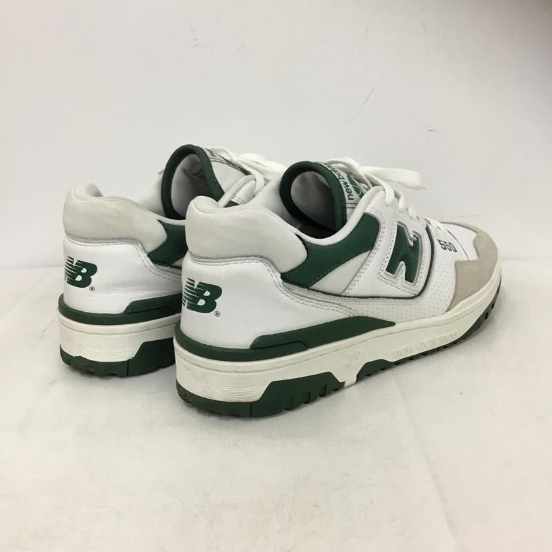 ニューバランス New Balance スニーカー スニーカー BB550WT1 28.5cm 28.5cm ロゴ、文字 白 / ホワイト / white X 灰 / グレー / gray X 緑 / グリーン / green メンズ USED 古着 中古 10159562