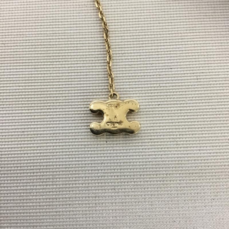 セリーヌ CELINE アクセサリー ピアス トリオンフ チェーン 無地 金 / ゴールド / gold color レディース USED 古着 中古 10159567