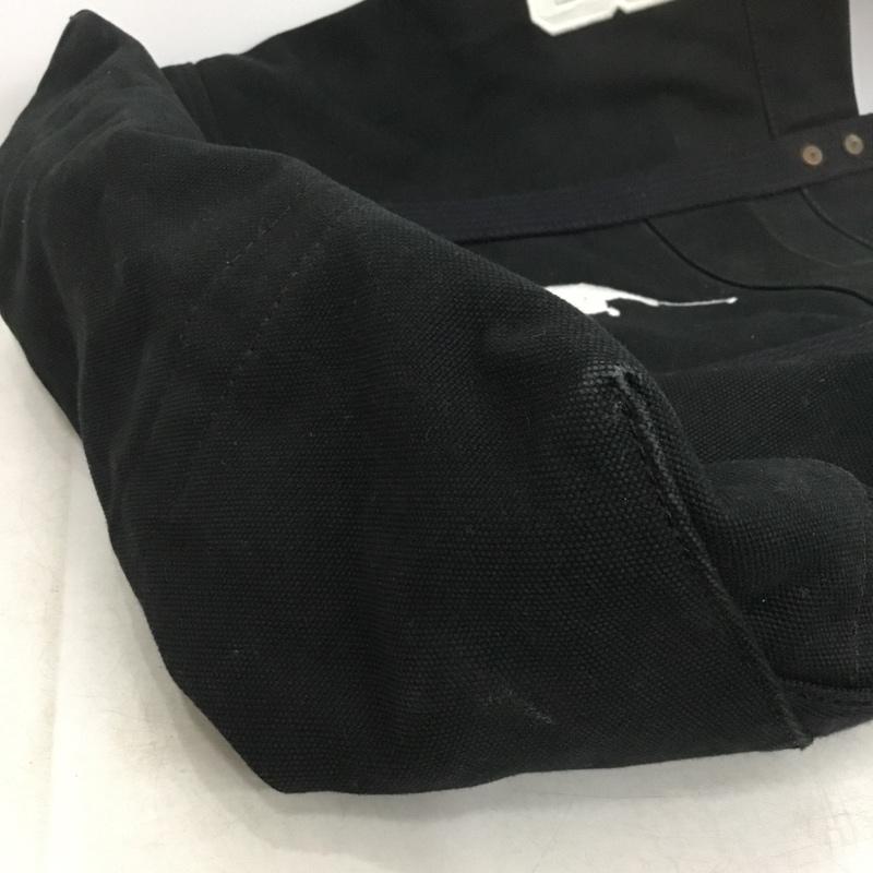 ポロバイラルフローレン Polo by RALPH LAUREN トートバッグ トートバッグ ビッグポニー キャンバス ワンポイント 黒 / ブラック / black メンズ USED 古着 中古 10159568