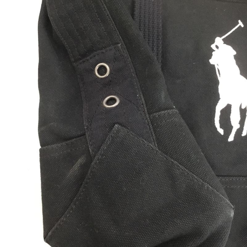 ポロバイラルフローレン Polo by RALPH LAUREN トートバッグ トートバッグ ビッグポニー キャンバス ワンポイント 黒 / ブラック / black メンズ USED 古着 中古 10159568