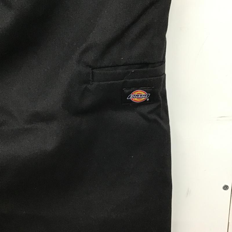 ディッキーズ Dickies パンツ ワークパンツ、ペインターパンツ ワークパンツ カジュアルパンツ ワイドパンツ 36 ロゴ、文字 黒 / ブラック / black メンズ USED 古着 中古 10159574