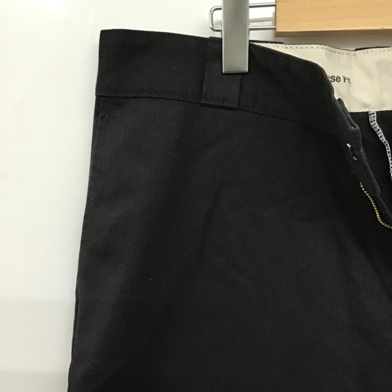 ディッキーズ Dickies パンツ ワークパンツ、ペインターパンツ ワークパンツ カジュアルパンツ ワイドパンツ 36 ロゴ、文字 黒 / ブラック / black メンズ USED 古着 中古 10159574