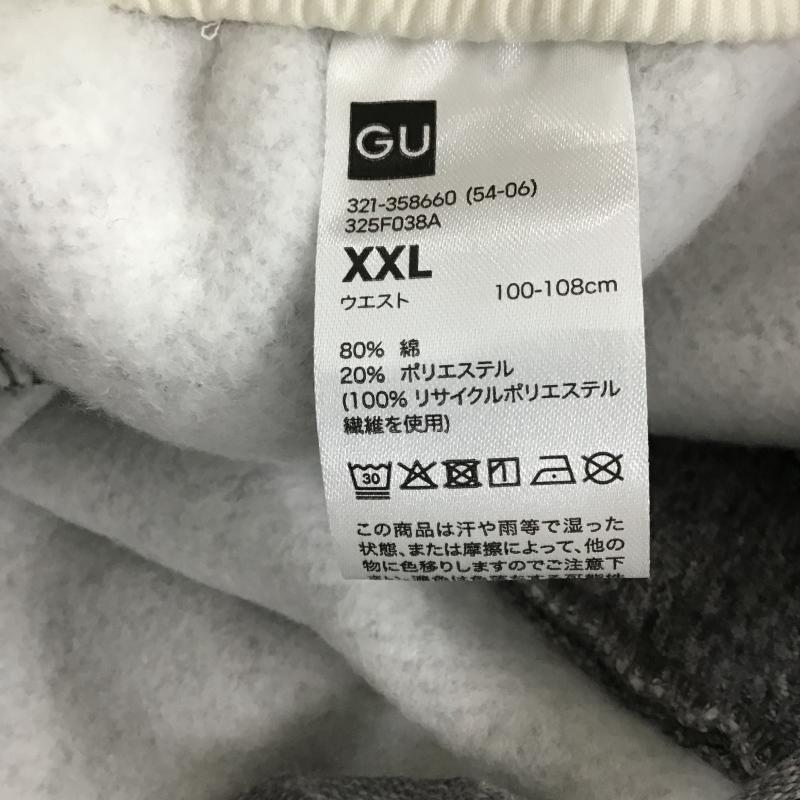 ジーユー GU パンツ ワークパンツ、ペインターパンツ 321-358660 ヘビーウェイトスウェットパンツ XXL 無地 灰 / グレー / gray メンズ USED 古着 中古 10159575
