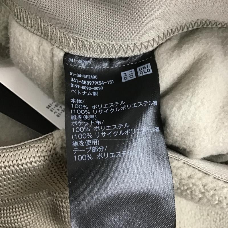ユニクロ UNIQLO パンツ ワークパンツ、ペインターパンツ 341-483979 UNIQLO NEEDLES 25AW フリース ワイドパンツ M 無地 ベージュ / ベージュ / beige メンズ USED 古着 中古 10159577