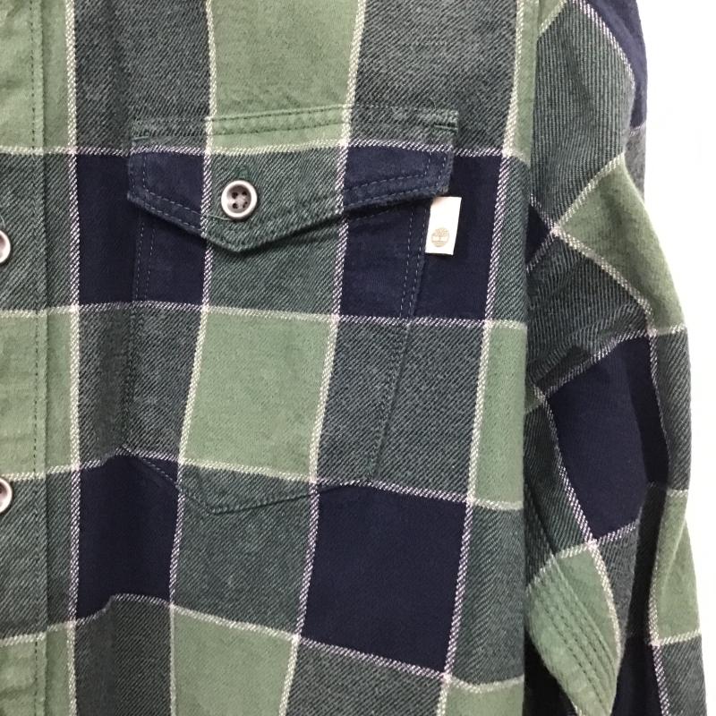 ティンバーランド Timberland シャツ、ブラウス 長袖 長袖シャツ チェックシャツ カラーシャツ S チェック マルチカラー / マルチカラー / multicolor メンズ USED 古着 中古 10159583