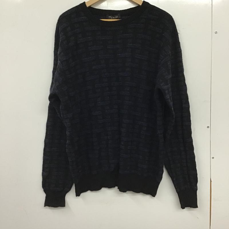 古着 USED ニット、セーター 長袖 長袖ニットカットソー クルーネック セーター M チェック マルチカラー / マルチカラー / multicolor メンズ USED 古着 中古 10159584