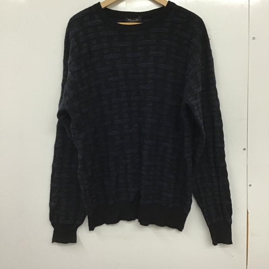 古着 USED ニット、セーター 長袖 長袖ニットカットソー クルーネック セーター M チェック マルチカラー / マルチカラー / multicolor メンズ USED 古着 中古 10159584
