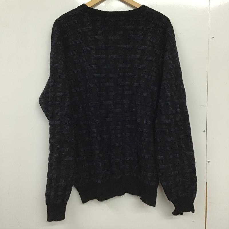古着 USED ニット、セーター 長袖 長袖ニットカットソー クルーネック セーター M チェック マルチカラー / マルチカラー / multicolor メンズ USED 古着 中古 10159584