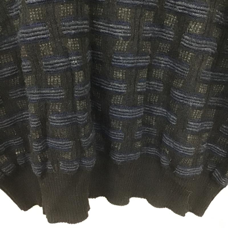 古着 USED ニット、セーター 長袖 長袖ニットカットソー クルーネック セーター M チェック マルチカラー / マルチカラー / multicolor メンズ USED 古着 中古 10159584