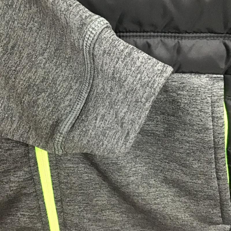 ナイキ NIKE ジャケット、上着 ジャンパー、ブルゾン ジップアップパーカー 長袖パーカー カジュアルジャケット M ロゴ、文字 灰 / グレー / gray メンズ USED 古着 中古 10159587