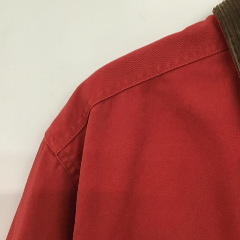 ポロバイラルフローレン Polo by RALPH LAUREN ジャケット、上着 ジャンパー、ブルゾン ハンティングJKT 襟コーデュロイ 古着 アウター XL 無地 赤 / レッド / red メンズ USED 古着 中古 10159591