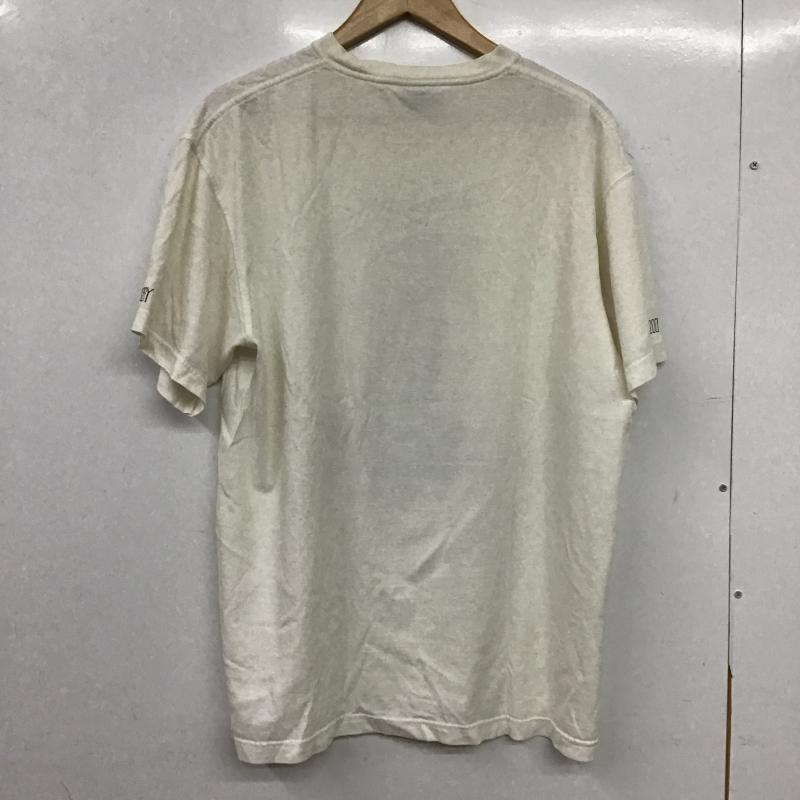 ステューシー STUSSY Tシャツ 半袖 半袖カットソー プリントTシャツ クルーネックカットソー L プリント アイボリー / アイボリー / メンズ USED 古着 中古 10159594