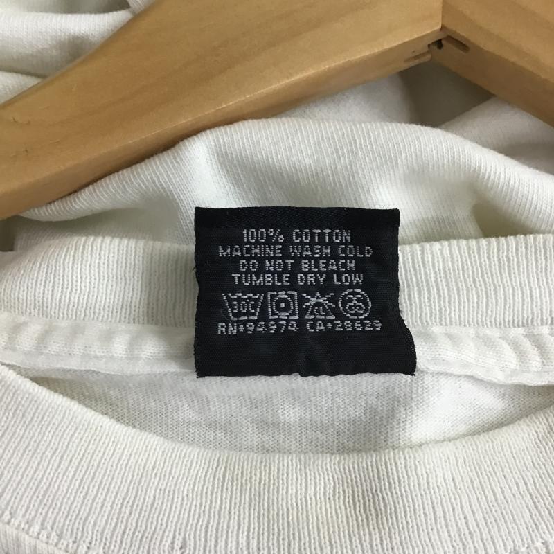 ステューシー STUSSY Tシャツ 半袖 半袖カットソー プリントTシャツ クルーネックカットソー L プリント アイボリー / アイボリー / メンズ USED 古着 中古 10159594