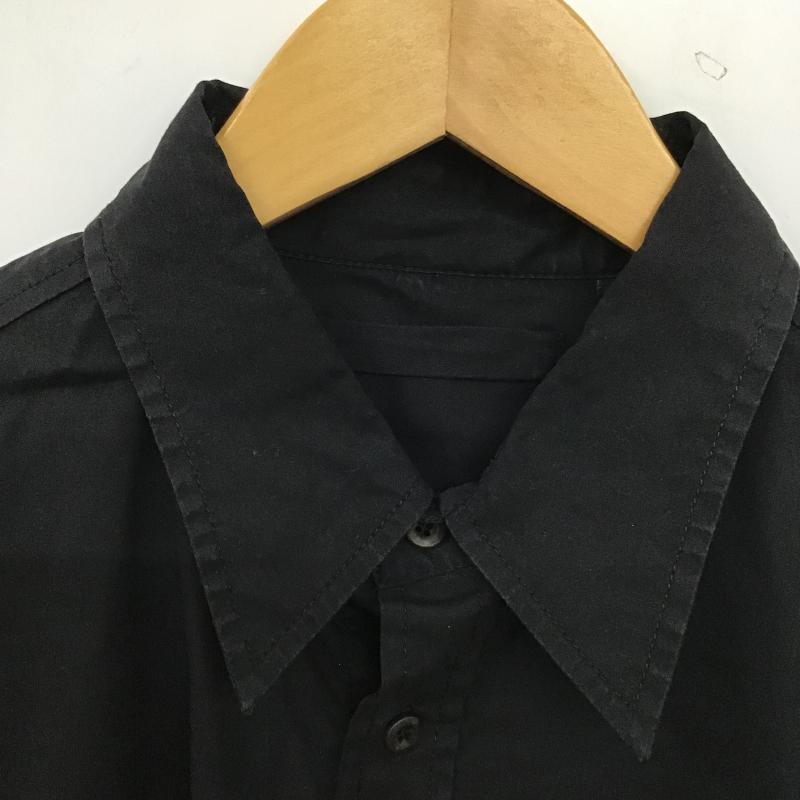 プラダ PRADA シャツ、ブラウス 半袖 半袖シャツ ロゴシャツ ポケットシャツ ロゴ、文字 ダークグレー / ダークグレー / メンズ USED 古着 中古 10159595