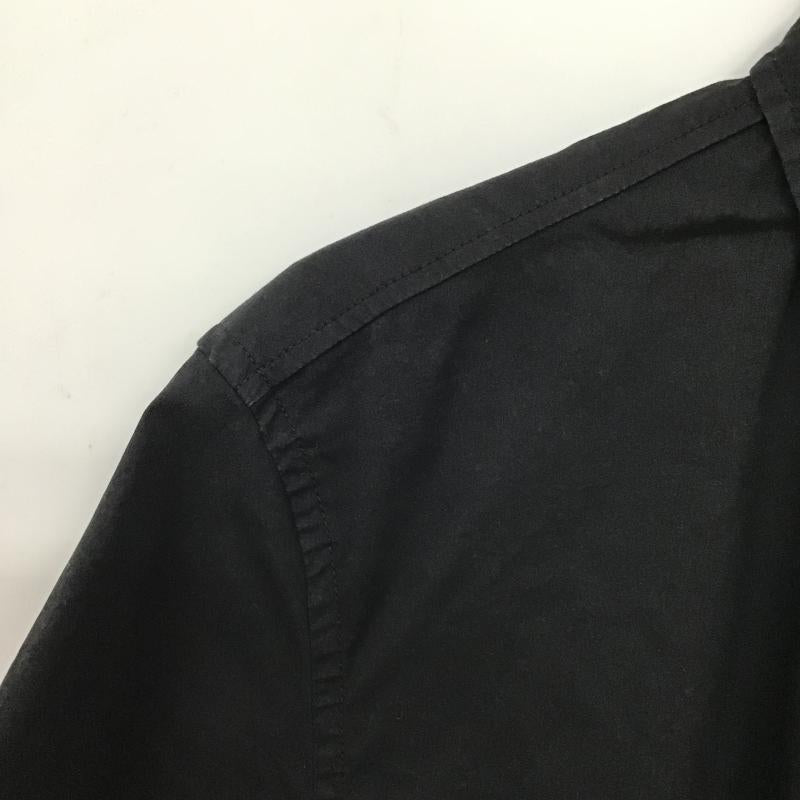 プラダ PRADA シャツ、ブラウス 半袖 半袖シャツ ロゴシャツ ポケットシャツ ロゴ、文字 ダークグレー / ダークグレー / メンズ USED 古着 中古 10159595