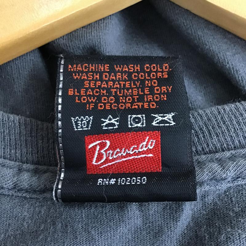 ハーレーダビッドソン Harley-Davidson Tシャツ 半袖 半袖カットソー プリントTシャツ クルーネックカットソー L ロゴ、文字 灰 / グレー / gray メンズ USED 古着 中古 10159598