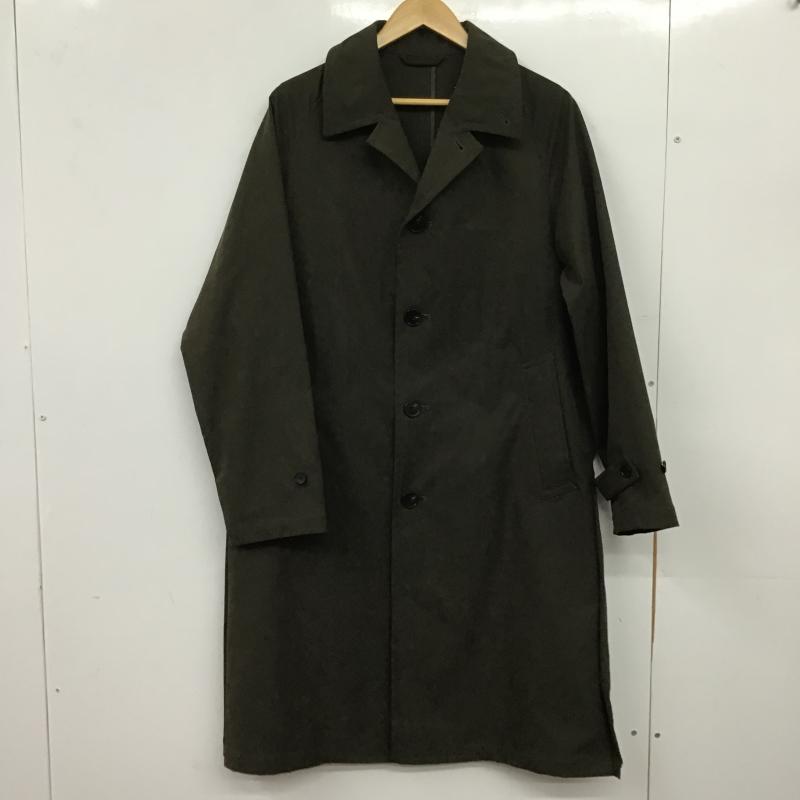 ナノユニバース nano・universe コート コート一般 ロングコート カラージャケット アウター M 無地 カーキ / カーキ / khaki メンズ USED 古着 中古 10159600