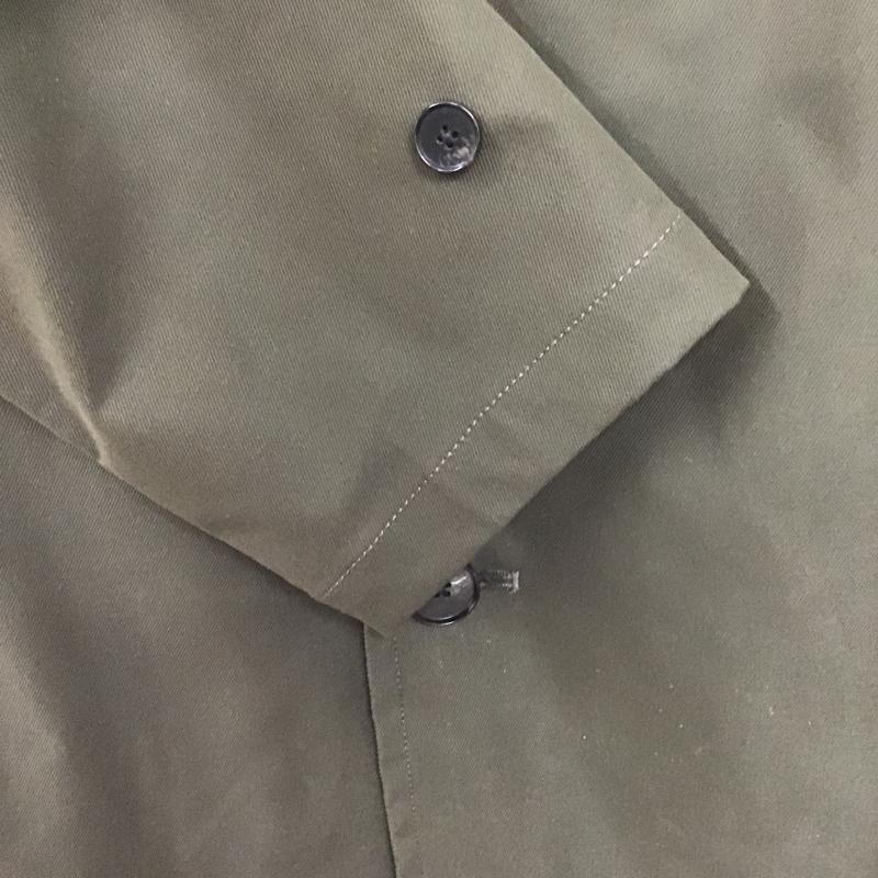 ナノユニバース nano・universe コート コート一般 ロングコート カラージャケット アウター M 無地 カーキ / カーキ / khaki メンズ USED 古着 中古 10159600