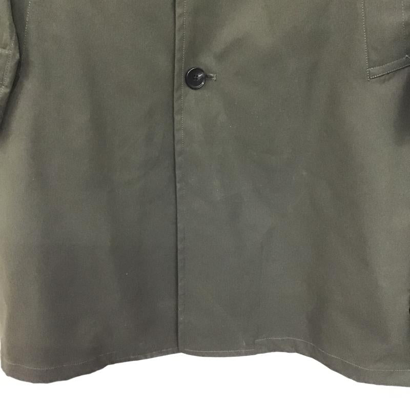 ナノユニバース nano・universe コート コート一般 ロングコート カラージャケット アウター M 無地 カーキ / カーキ / khaki メンズ USED 古着 中古 10159600