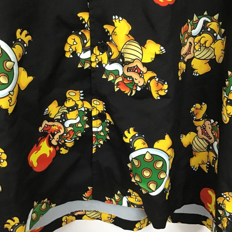 古着 USED シャツ、ブラウス 半袖 半袖シャツ プリントシャツ M プリント 黒 / ブラック / black メンズ USED 古着 中古 10159603