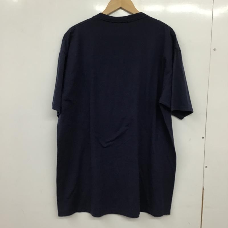 ジャージーズ JERZEES Tシャツ 半袖 半袖カットソー プリントTシャツ クルーネックカットソー XL プリント 紺 / ネイビー / navy メンズ USED 古着 中古 10159604
