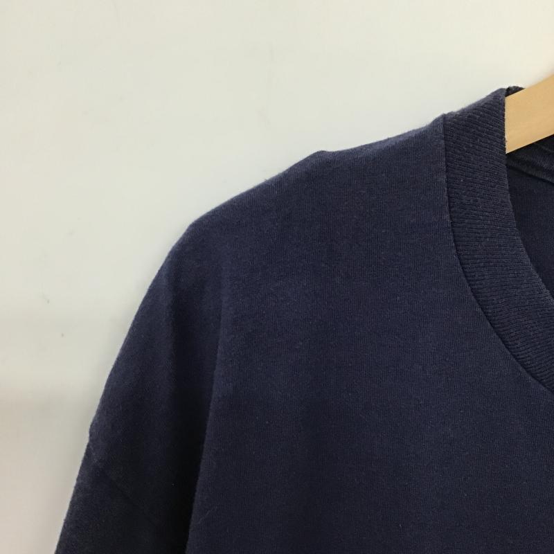 ジャージーズ JERZEES Tシャツ 半袖 半袖カットソー プリントTシャツ クルーネックカットソー XL プリント 紺 / ネイビー / navy メンズ USED 古着 中古 10159604