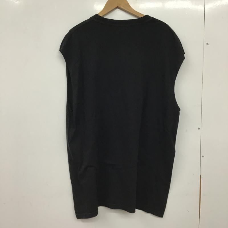 エッセイ ESSAY タンクトップ タンクトップ タンクトップ ノースリーブカットソー クルーネック 3 プリント 黒 / ブラック / black メンズ USED 古着 中古 10159605
