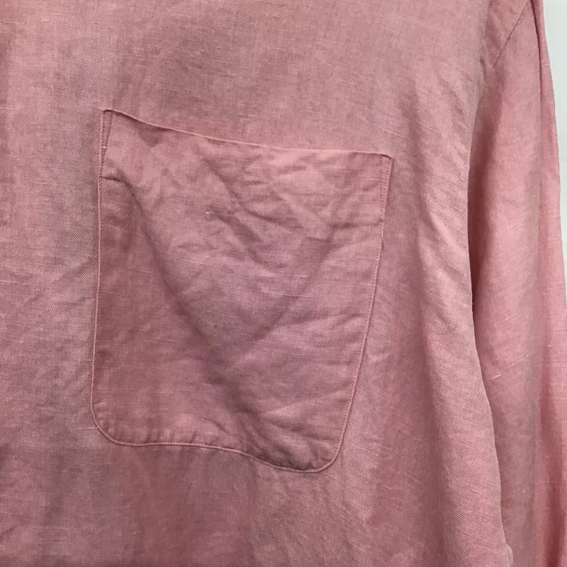 ポロバイラルフローレン Polo by RALPH LAUREN シャツ、ブラウス 長袖 長袖シャツ 無地シャツ オープンカラーシャツ L 無地 桃 / ピンク / pink メンズ USED 古着 中古 10159606