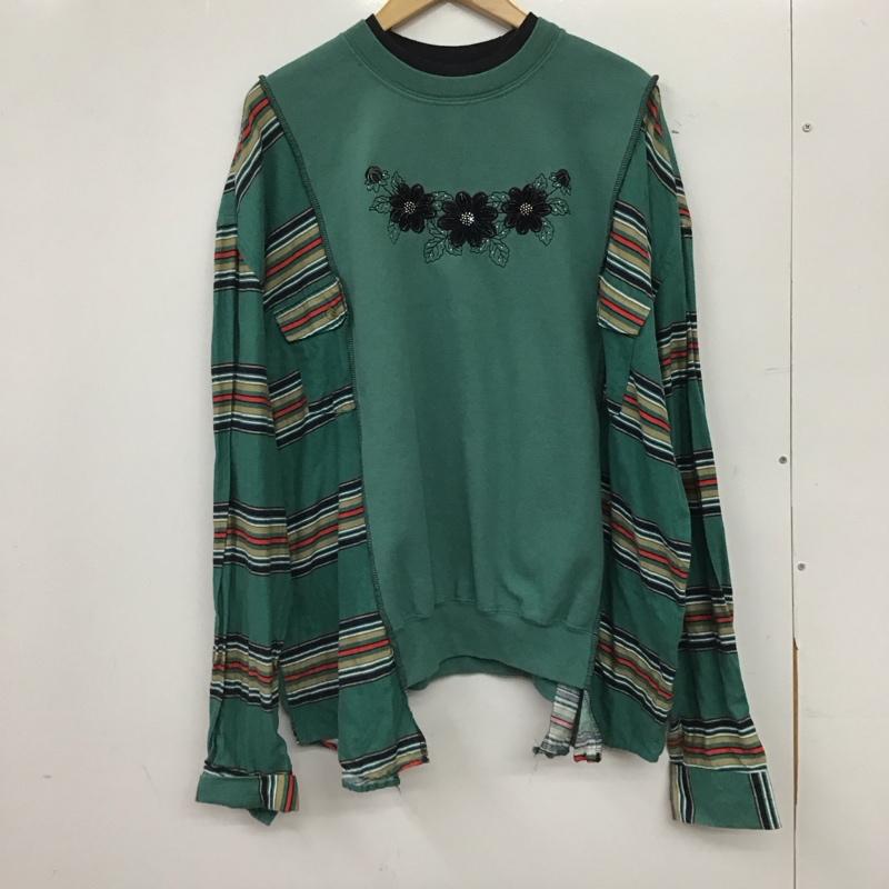 古着 USED トレーナー 長袖 長袖トレーナー スウェット クルーネック プルオーバー L 花柄 マルチカラー / マルチカラー / multicolor メンズ USED 古着 中古 10159611