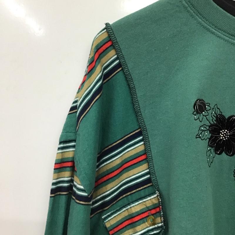 古着 USED トレーナー 長袖 長袖トレーナー スウェット クルーネック プルオーバー L 花柄 マルチカラー / マルチカラー / multicolor メンズ USED 古着 中古 10159611