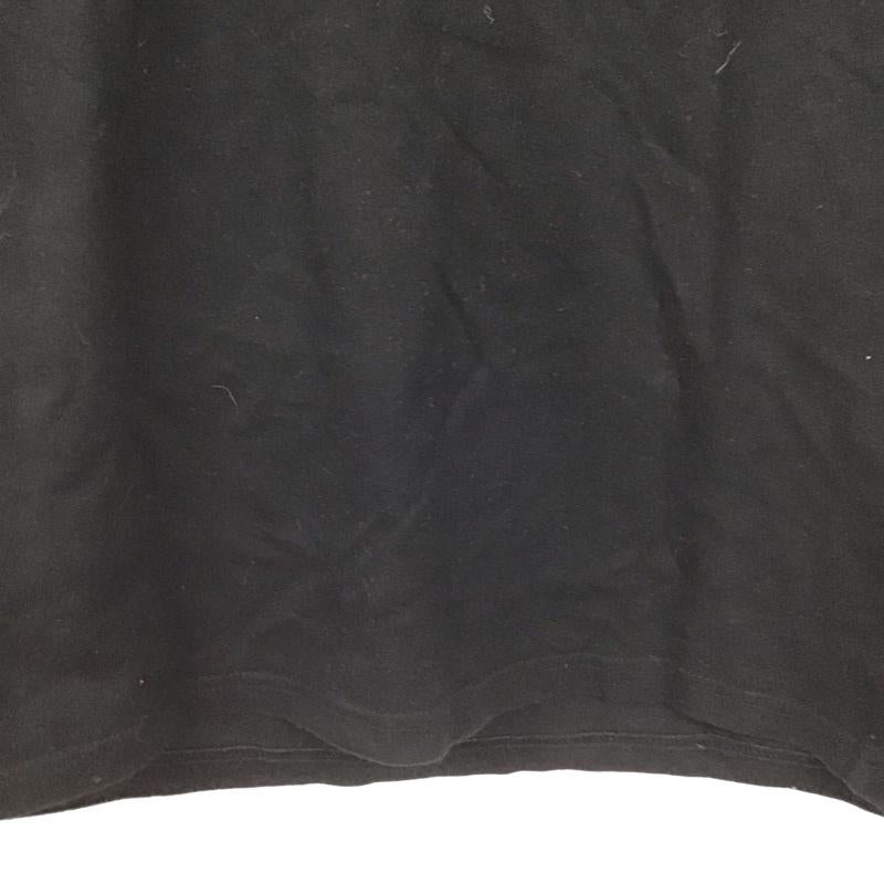 エンポリオアルマーニ EMPORIO ARMANI Tシャツ 半袖 半袖カットソー プリントTシャツ クルーネックカットソー XL 無地 黒 / ブラック / black メンズ USED 古着 中古 10159613