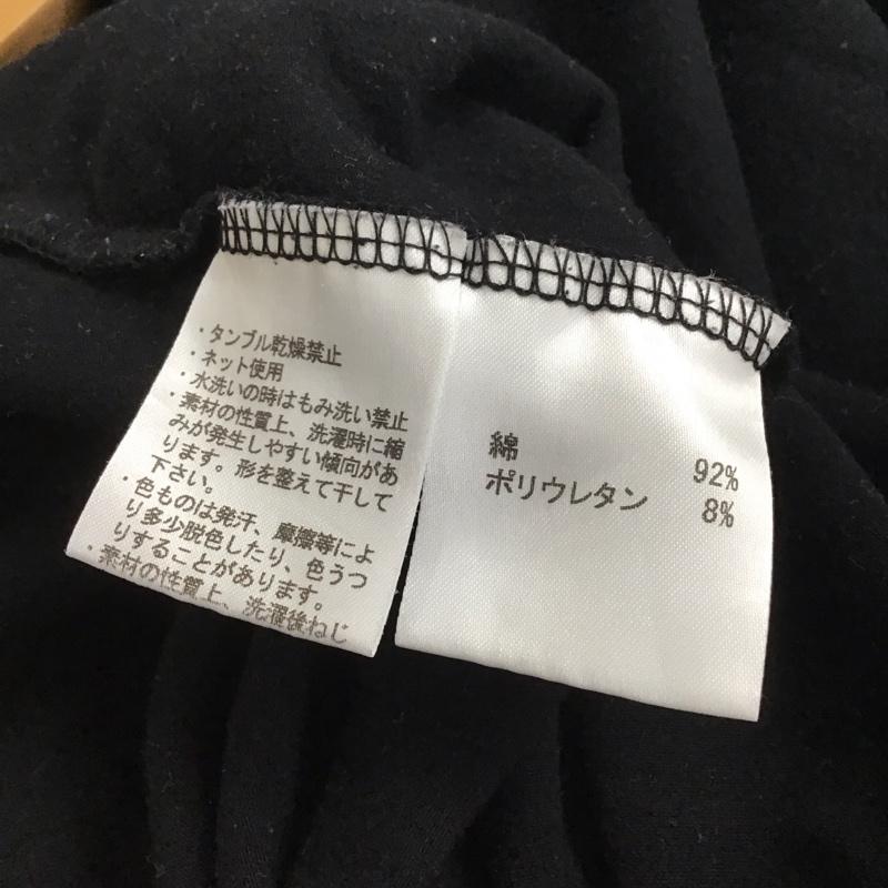エンポリオアルマーニ EMPORIO ARMANI Tシャツ 半袖 半袖カットソー プリントTシャツ クルーネックカットソー XL 無地 黒 / ブラック / black メンズ USED 古着 中古 10159613