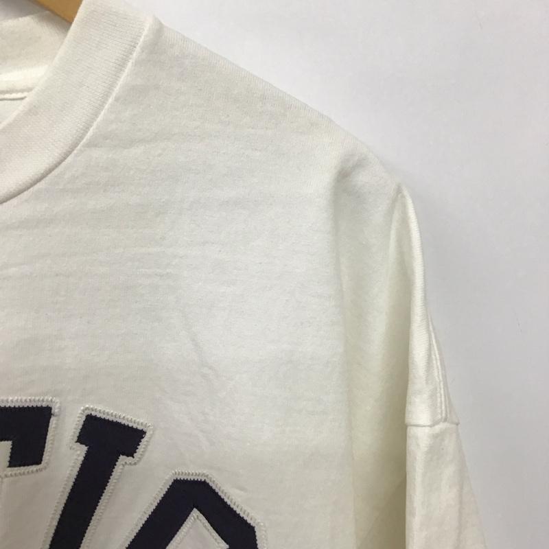 ノーティカ NAUTICA Tシャツ 半袖 半袖カットソー プリントTシャツ クルーネックカットソー S ロゴ、文字 白 / ホワイト / white メンズ USED 古着 中古 10159616