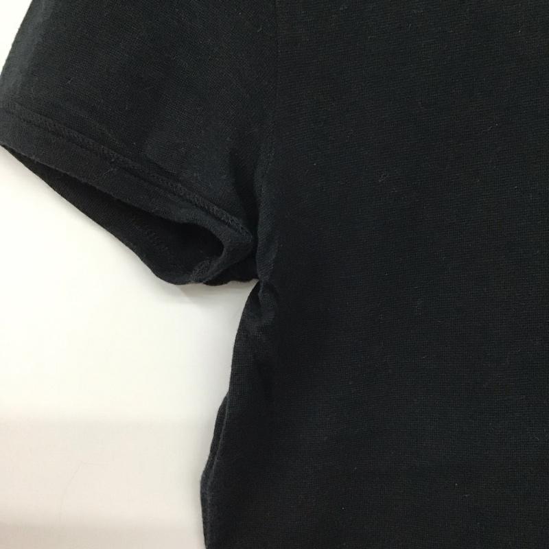 ドルチェアンドガッバーナ DOLCE&GABBANA Tシャツ 半袖 半袖カットソー 無地Tシャツ Vネックカットソー 3 無地 黒 / ブラック / black メンズ USED 古着 中古 10159620