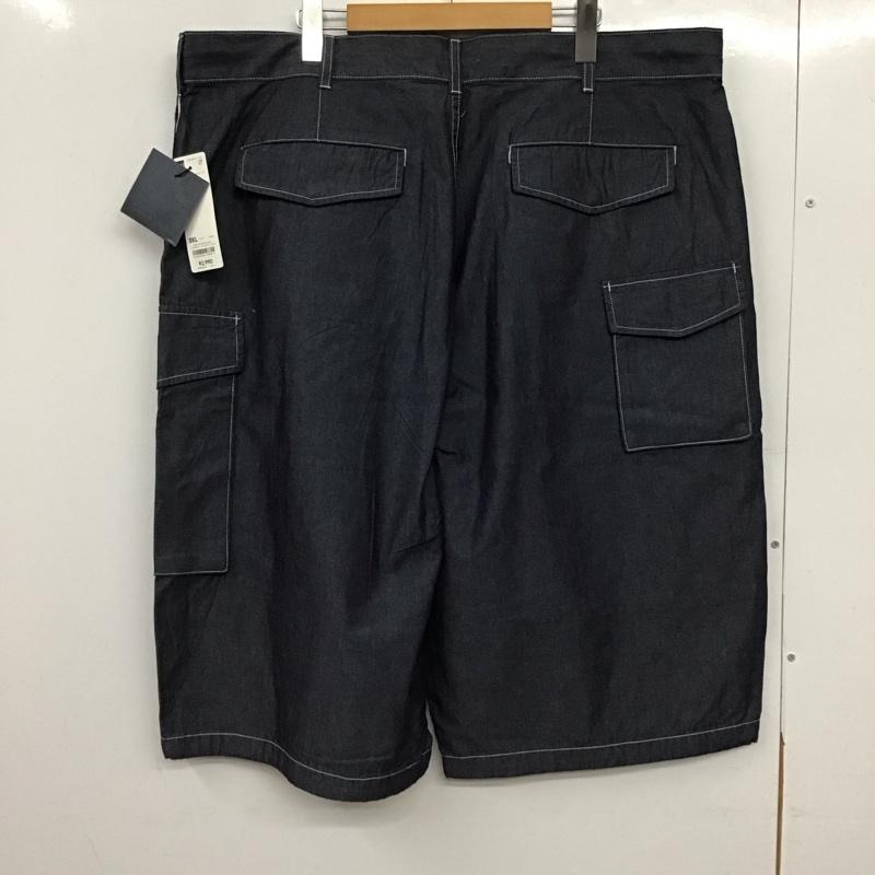 ジーユー GU パンツ ショートパンツ ショートパンツ ハーフパンツ カジュアルパンツ 無地 青 / ブルー / blue メンズ USED 古着 中古 10159621
