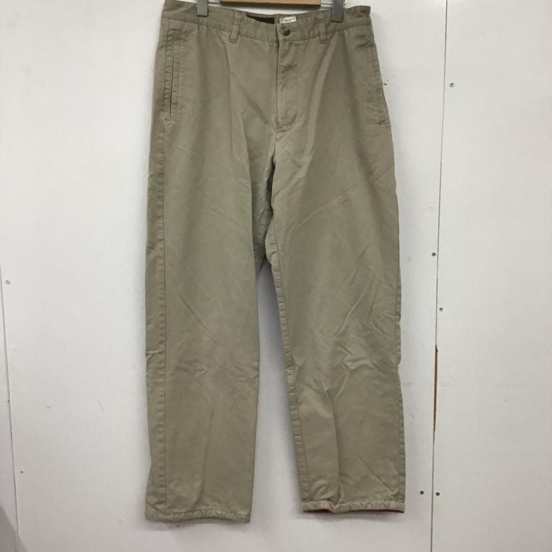 エディーバウアー Eddie Bauer パンツ チノパン チノパン ワイドパンツ カジュアルパンツ 35インチ 無地 ベージュ / ベージュ / beige メンズ USED 古着 中古 10159627