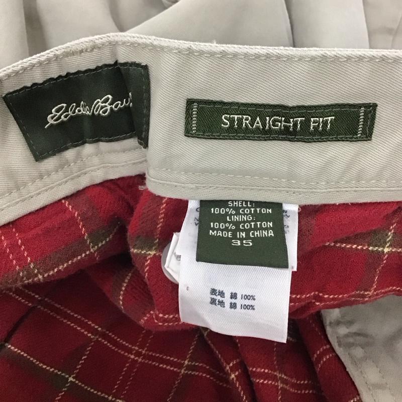 エディーバウアー Eddie Bauer パンツ チノパン チノパン ワイドパンツ カジュアルパンツ 35インチ 無地 ベージュ / ベージュ / beige メンズ USED 古着 中古 10159627
