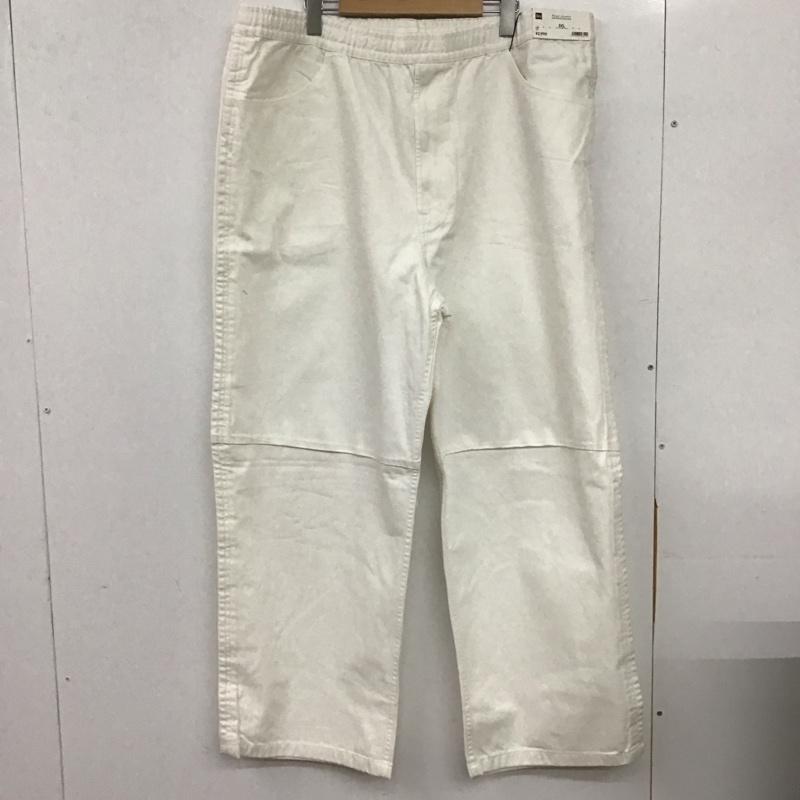 ジーユー GU パンツ デニム、ジーンズ 321-360212 デニムイージーパンツ 無地 オフホワイト / オフホワイト / メンズ USED 古着 中古 10159631